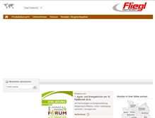 Tablet Screenshot of fliegl-forsttechnik.de